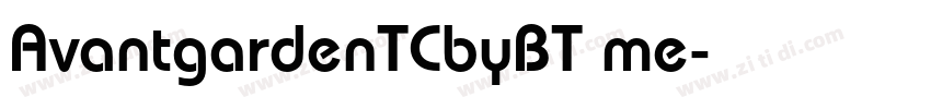 AvantgardenTCbyBT me字体转换 AvantgardenTCbyBT me字体转换